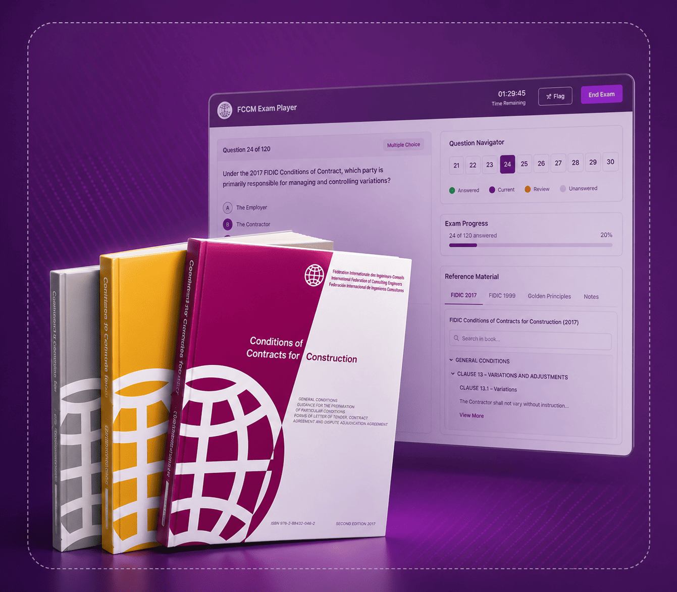 FCCM Exam Portal Screenshot